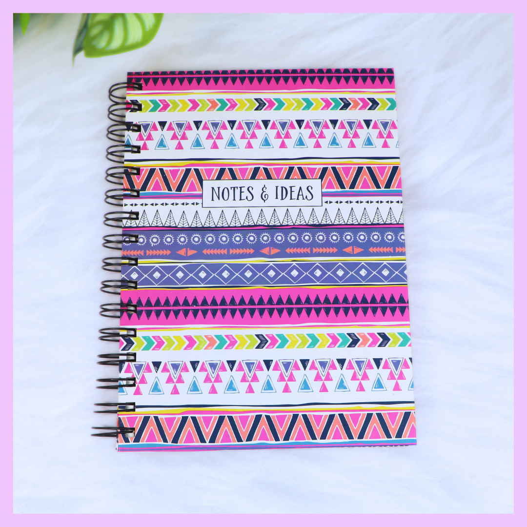 Assorted Spiral Diary A5