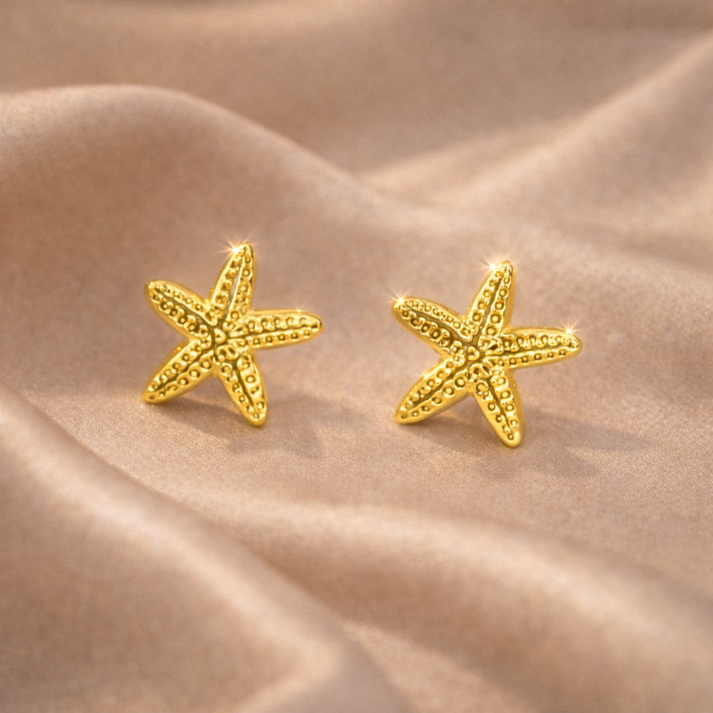 Anti Tarnish Earings- Starfish