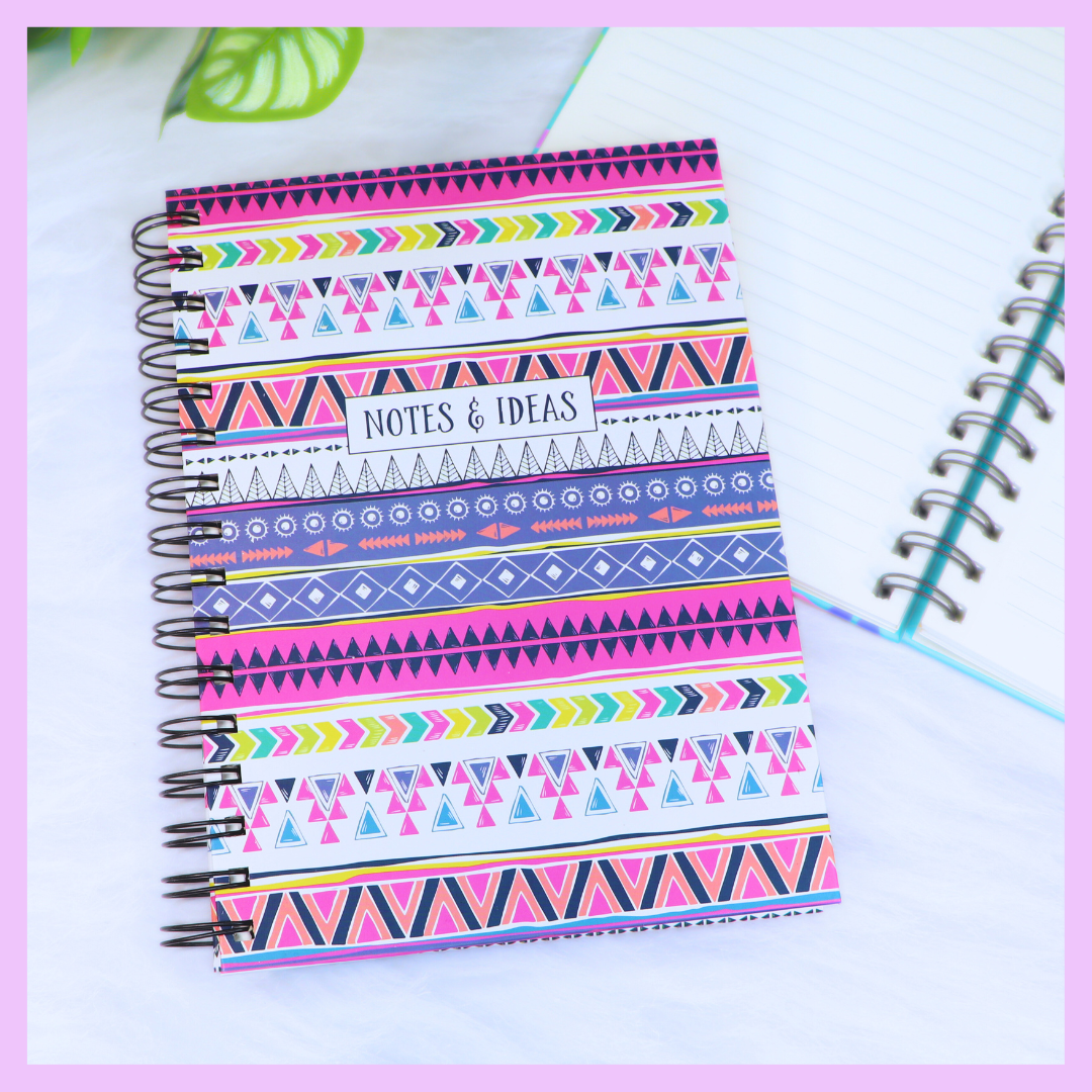 Assorted Spiral Diary A5