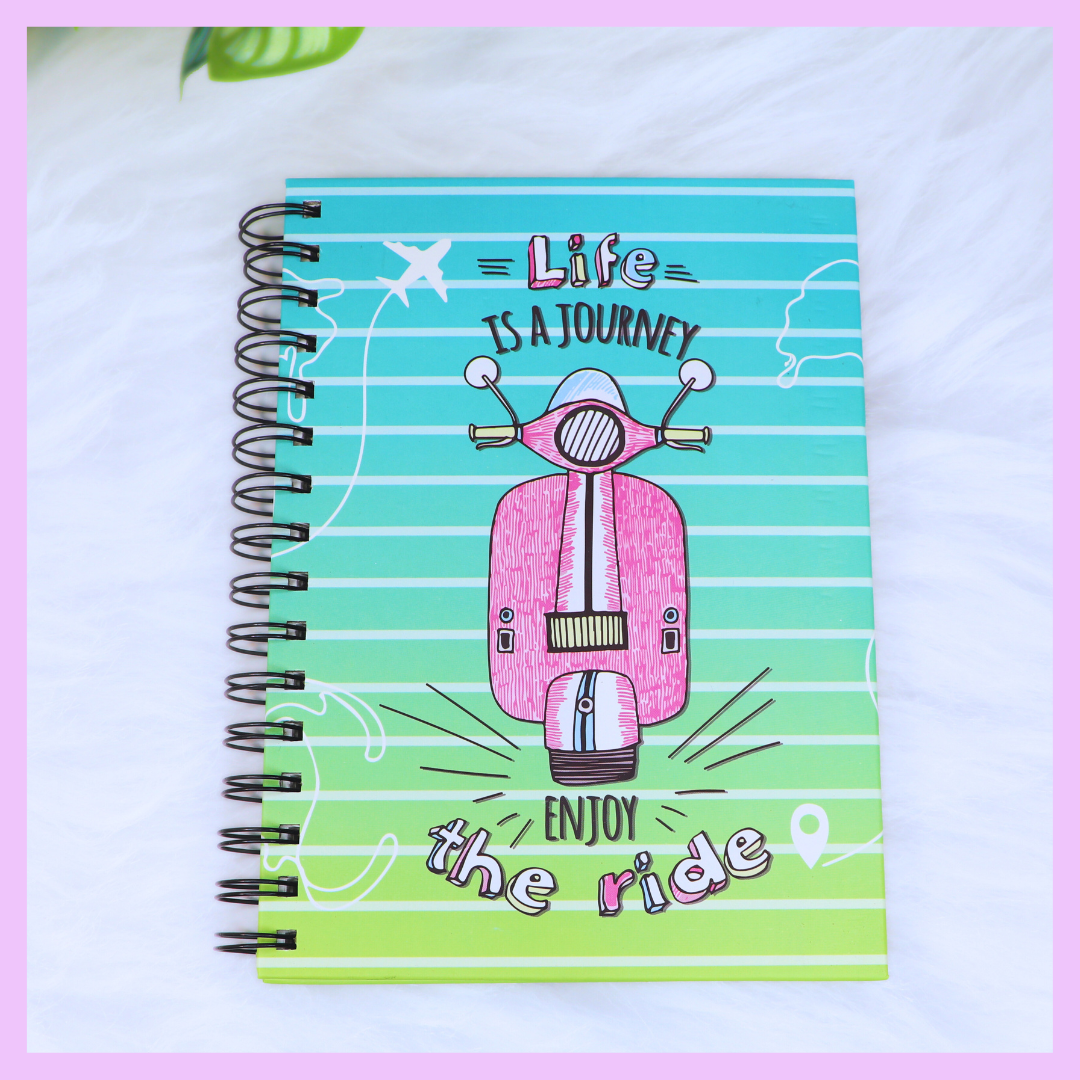 Assorted Spiral Diary A5