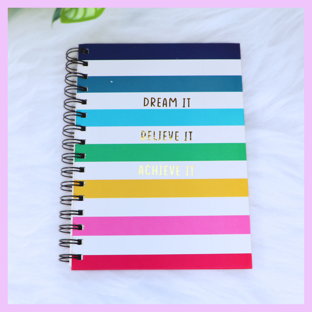 Assorted Spiral Diary A5