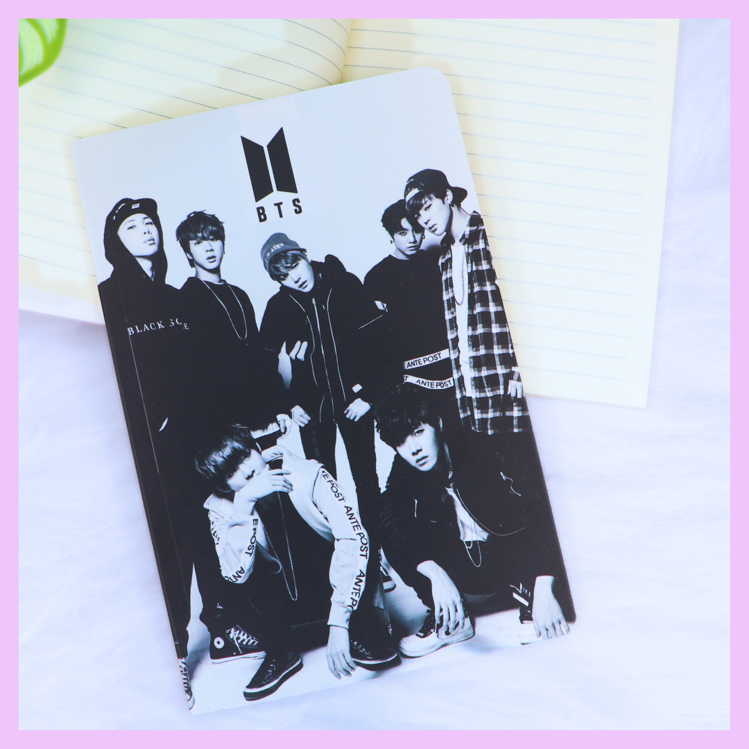 Quirky Print Slim Diary -BTS Theme