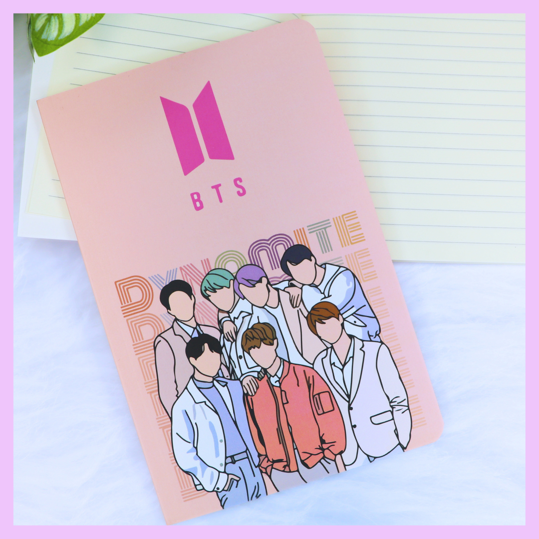 Quirky Print Slim Diary -BTS Theme