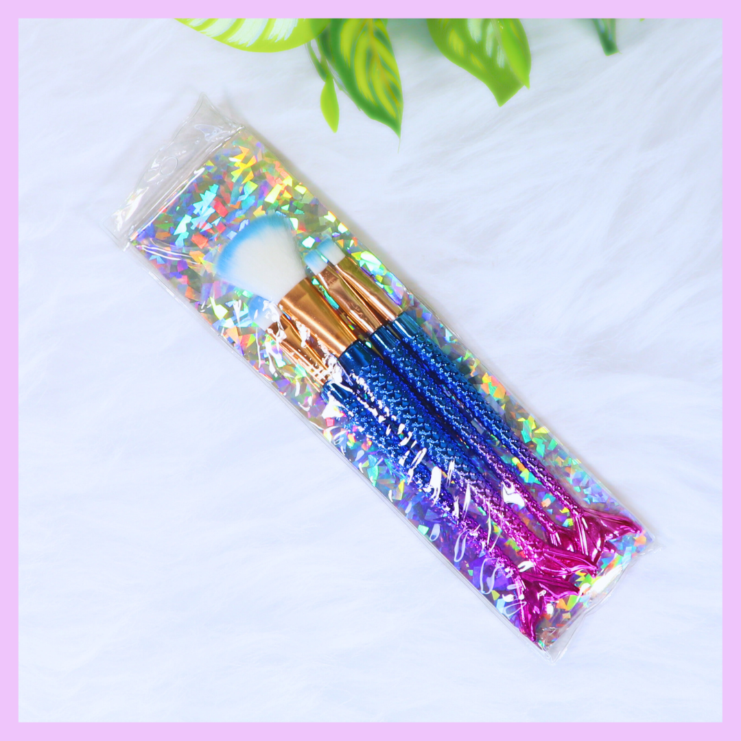 Mermaid Makeup Brush - Set of 4