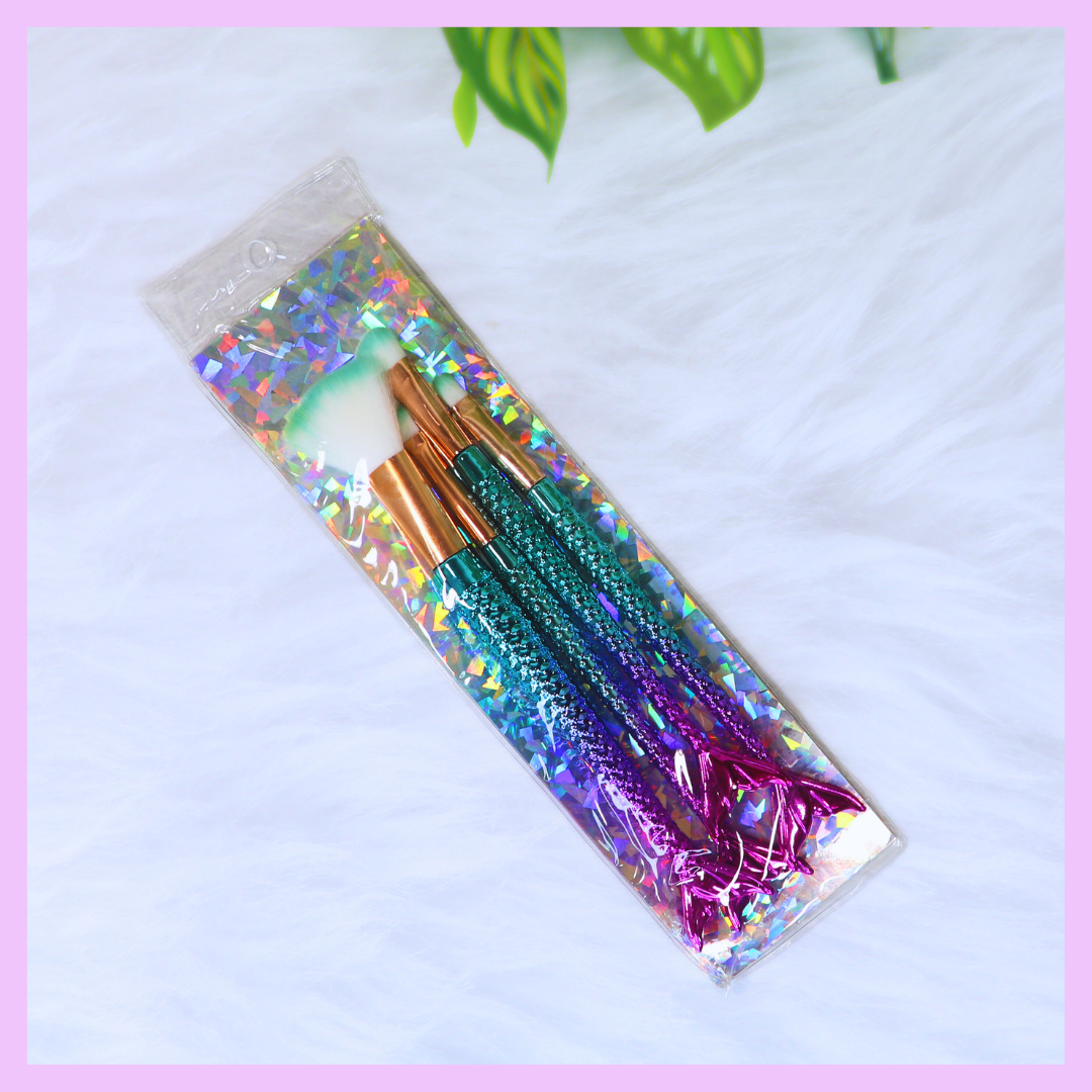 Mermaid Makeup Brush - Set of 4