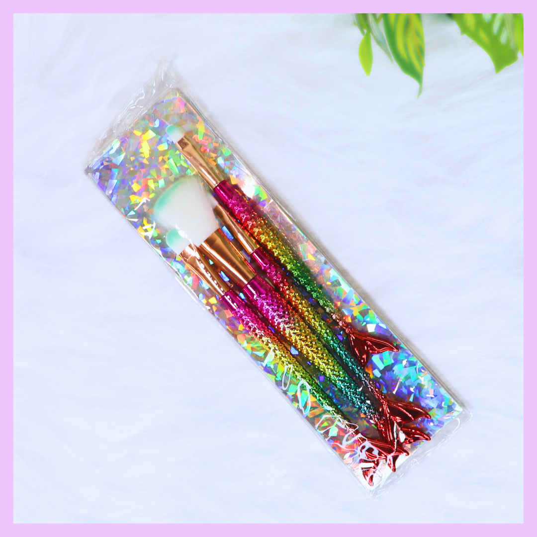 Mermaid Makeup Brush - Set of 4