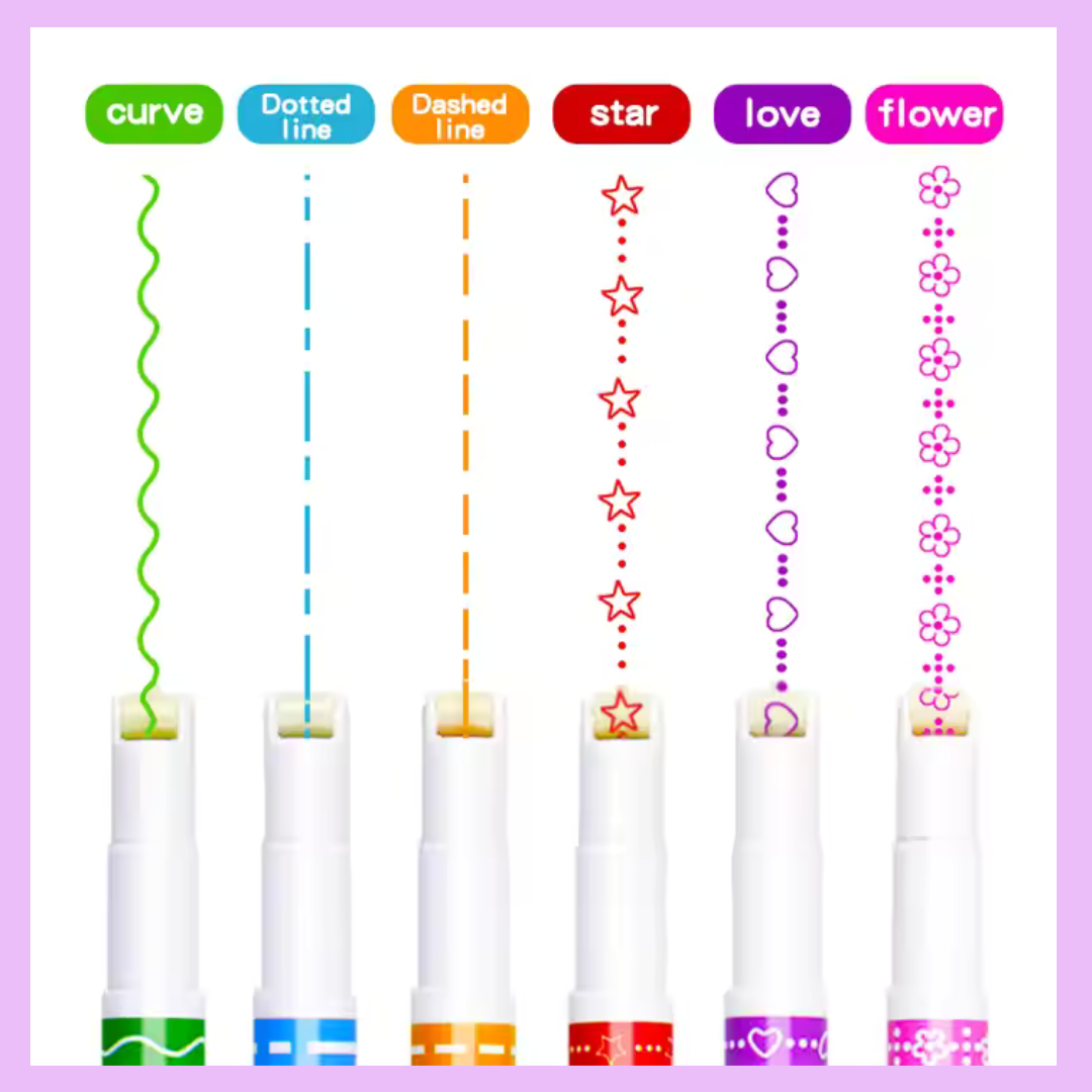 Linear Pen Set of 6