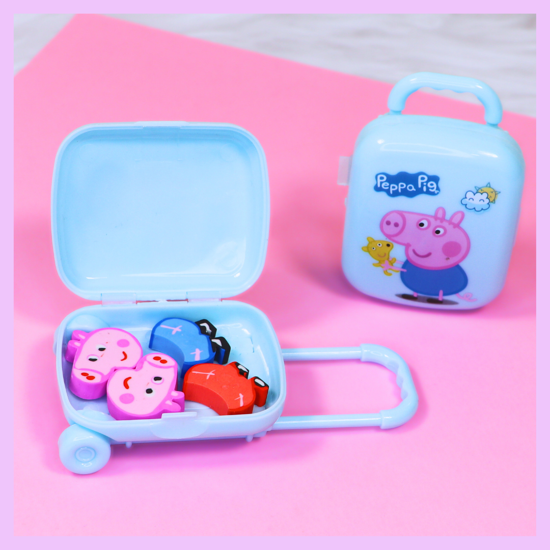 Trolley Erasers- Peppa Pig - Assorted Colours