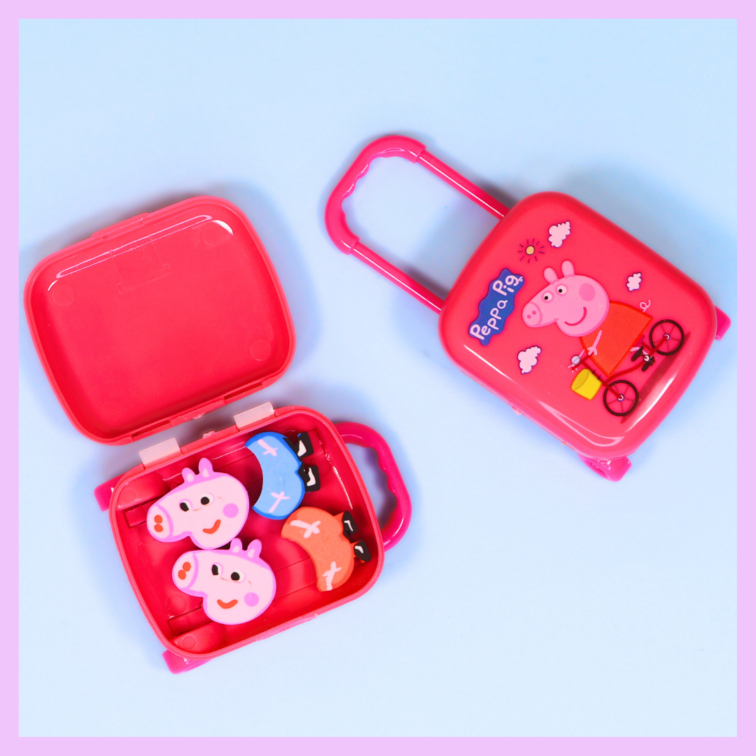 Trolley Erasers- Peppa Pig - Assorted Colours