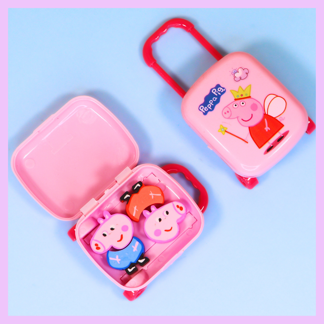 Trolley Erasers- Peppa Pig - Assorted Colours
