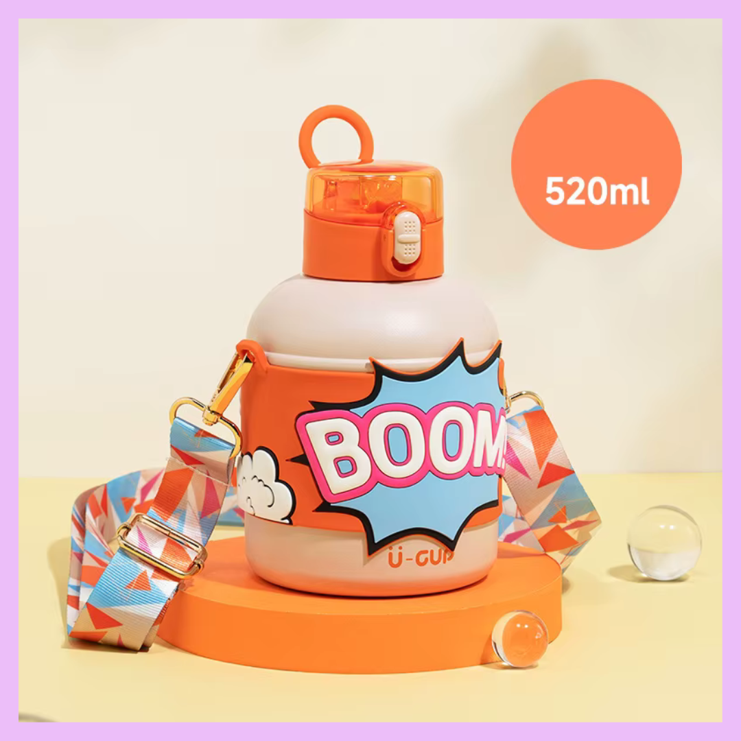 Boom Vacuum Flask Bottles - steel - Assorted Colors 520ML