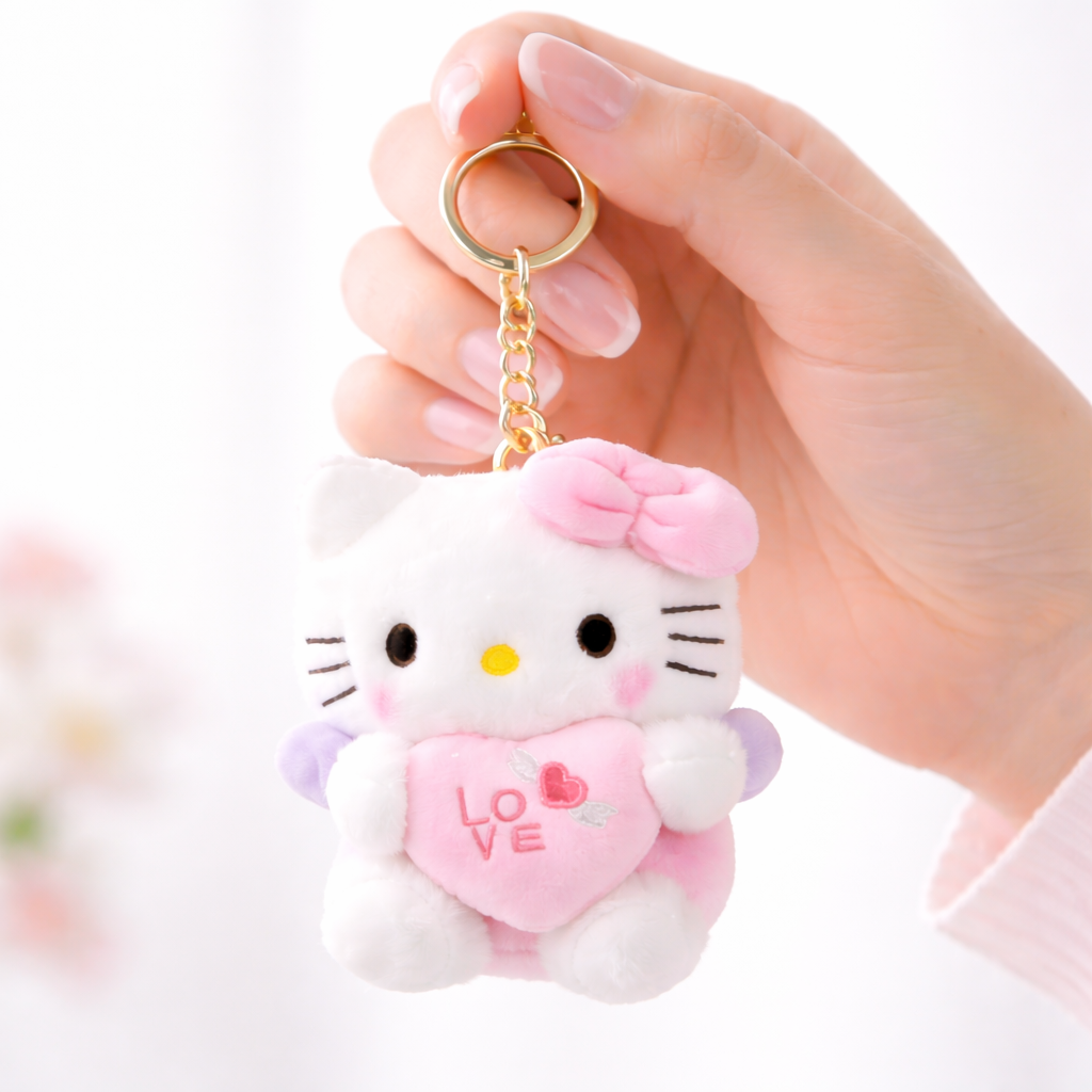 Hello Kitty Soft Toy Keychain