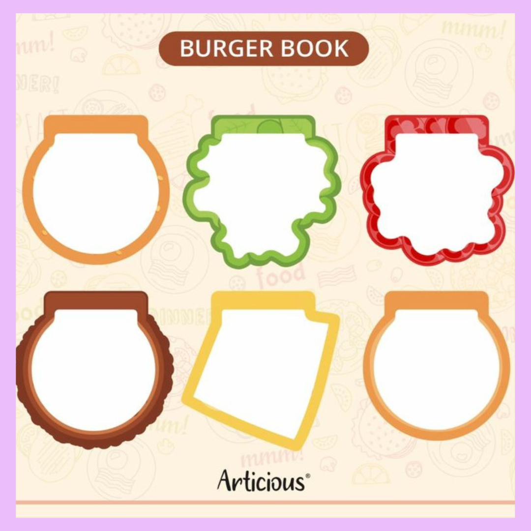 Burger Spiral Note book