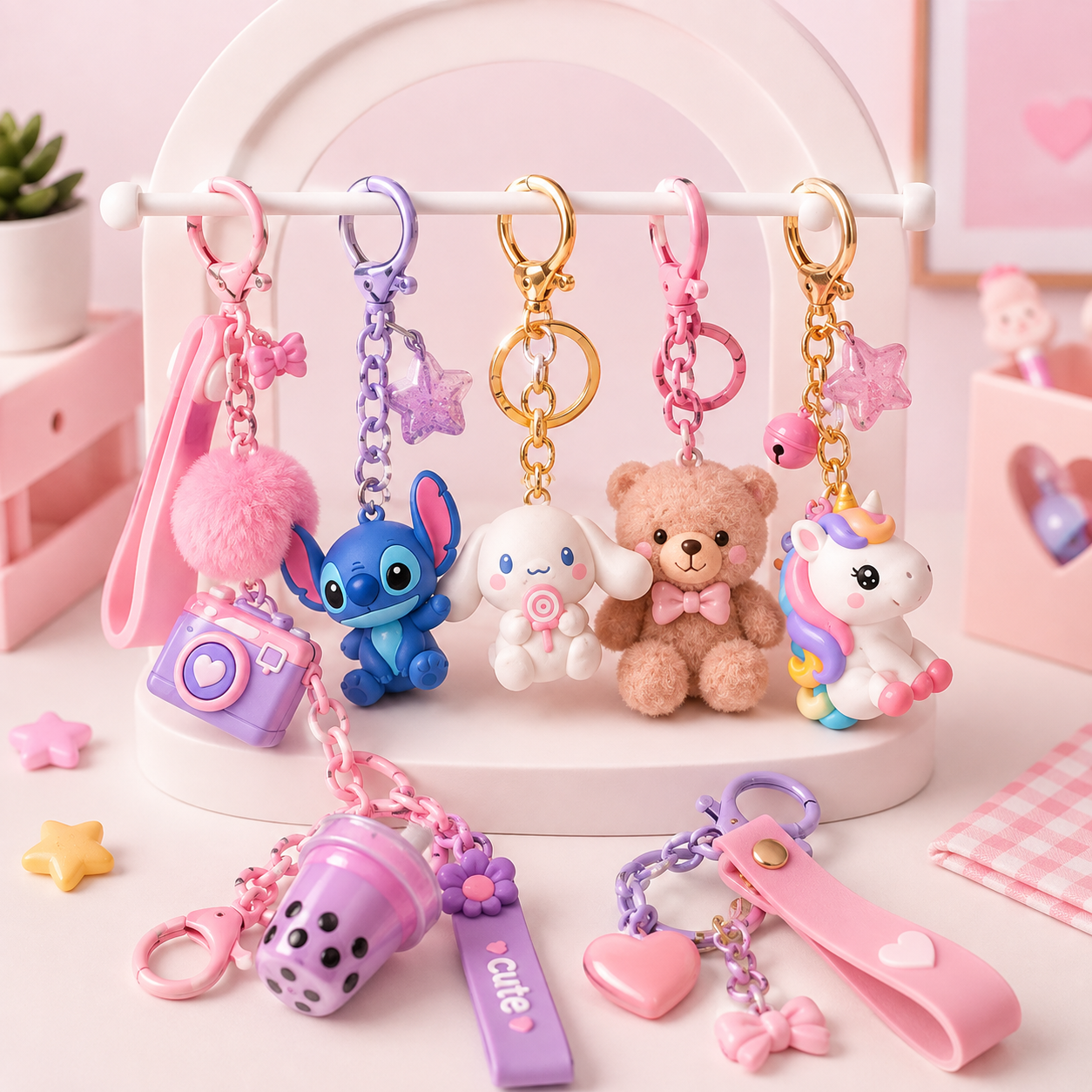 💕 Happy Now? Keychain
