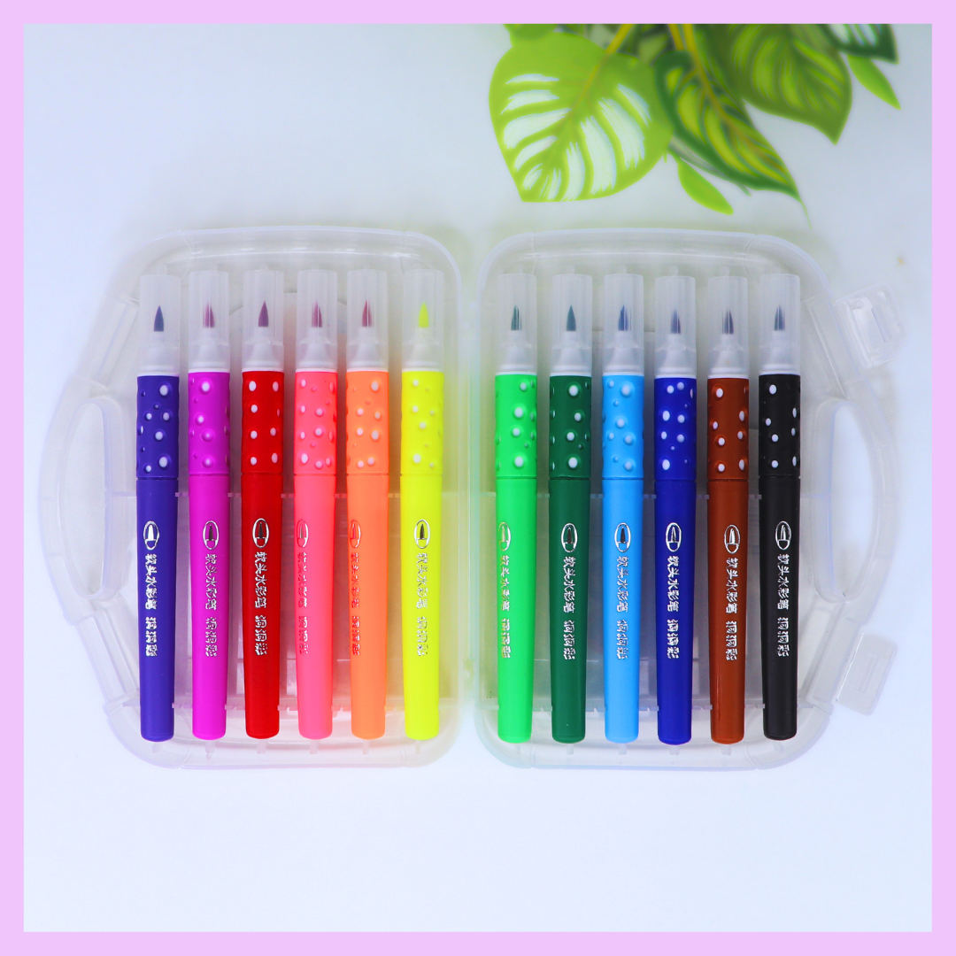 Brush Pens 12 Shades