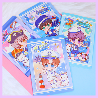 Kawaii Notebook - Island Theme