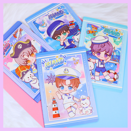 Kawaii Notebook - Island Theme