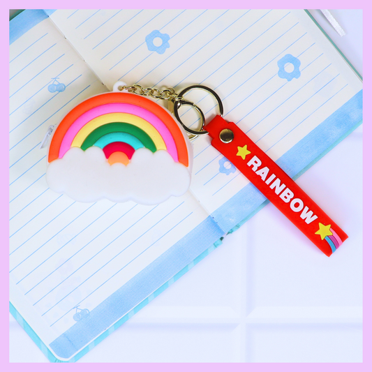 Silicone Coin Pouch - Rainbow