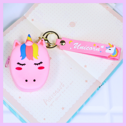 Silicone Coin Pouch - Unicorn