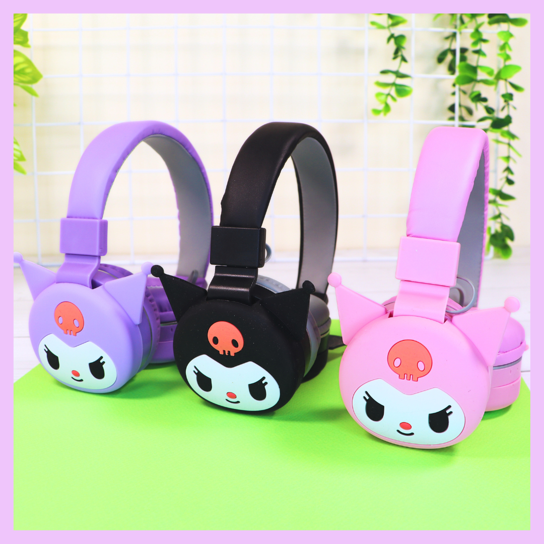 Kuromi wireless headphones for kids