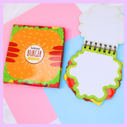 Burger Spiral Note book