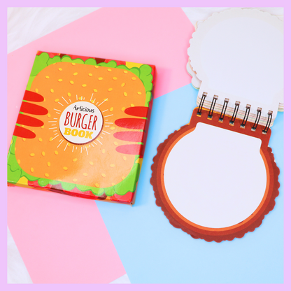 Burger Spiral Note book