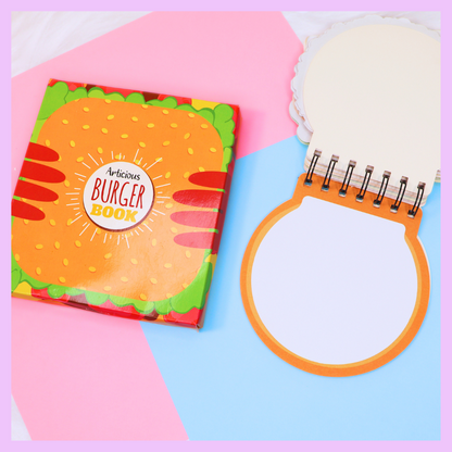 Burger Spiral Note book