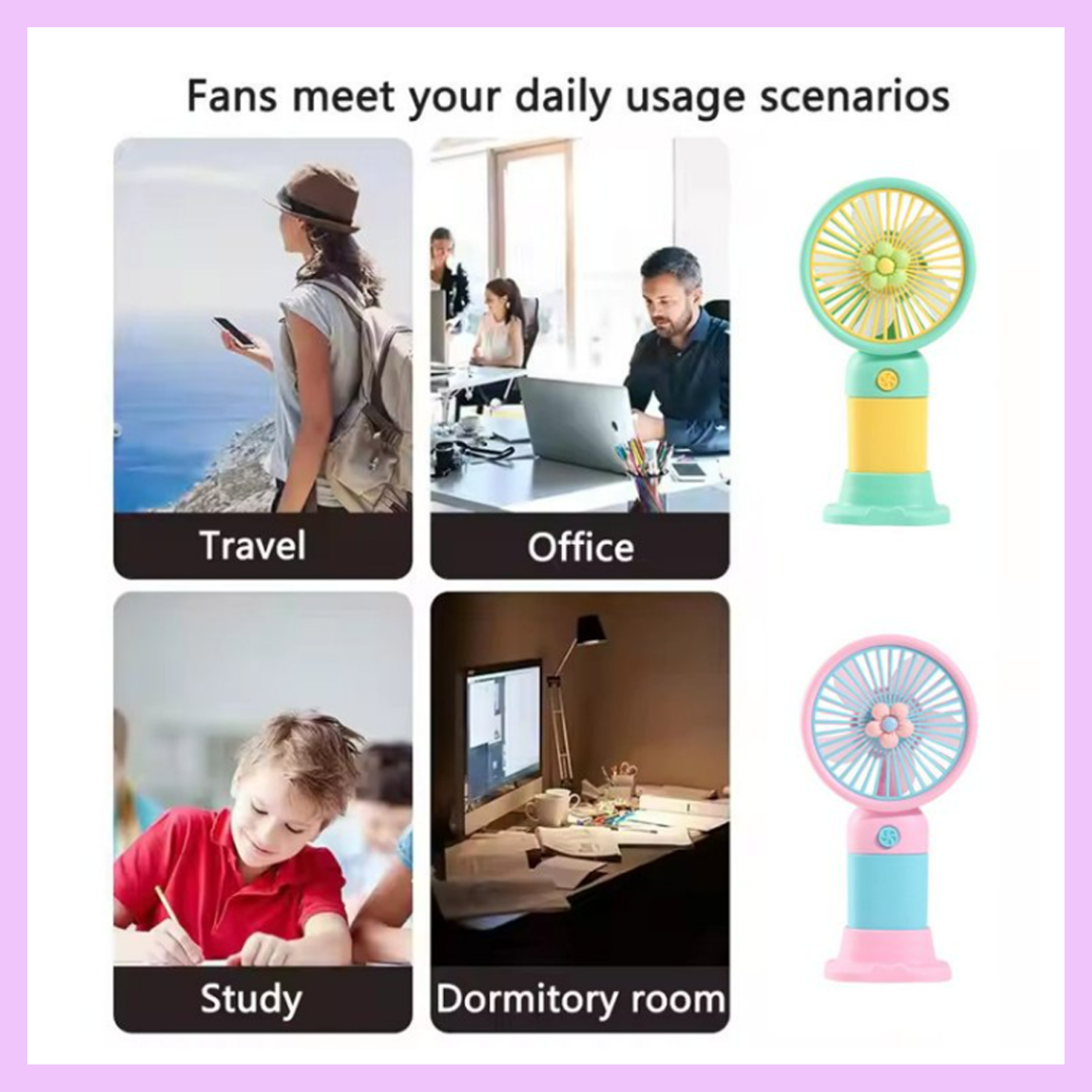 Cute Hand Fans - 3 Speeds