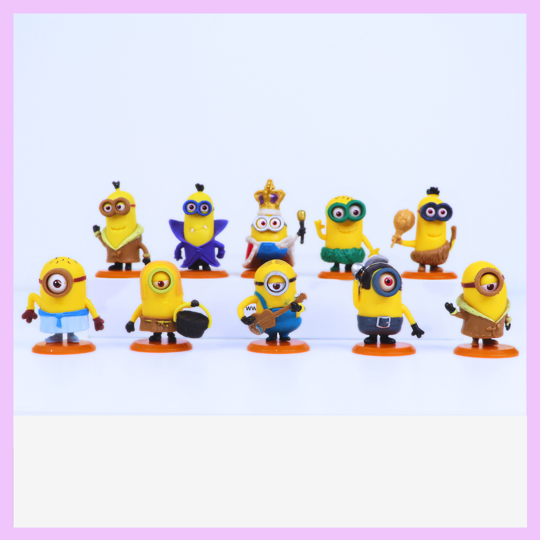 Minion miniature figure set of 10