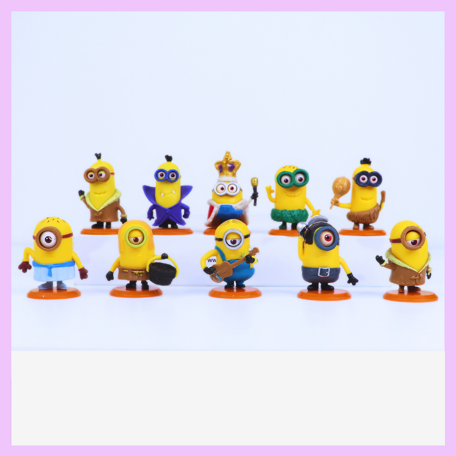 Minion miniature figure set of 10