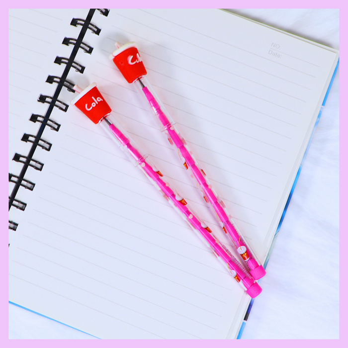 Cola themed push pencil