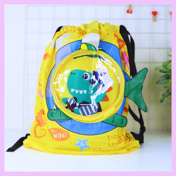 Yellow swimming bag