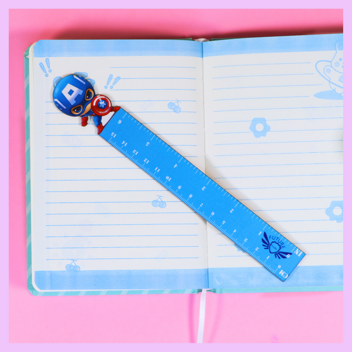 Captain America Avengers wooden ruler