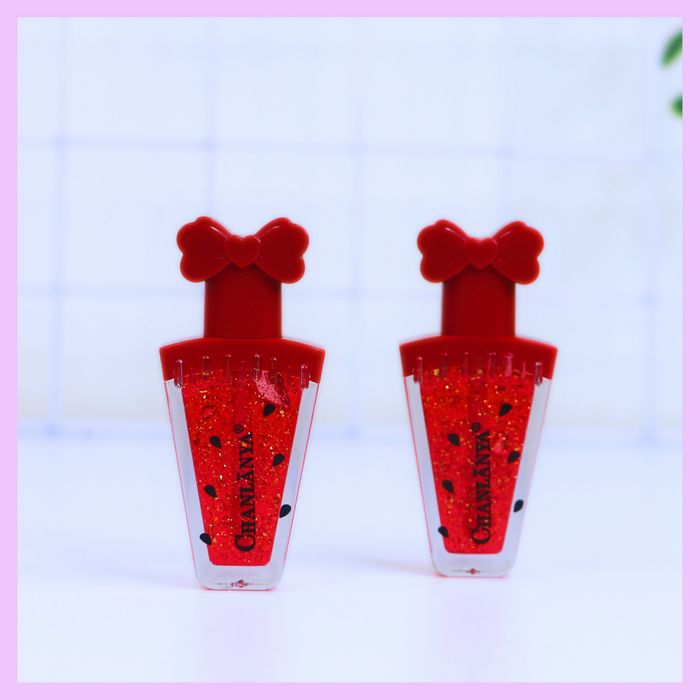 Watermelon beauty gloss packaging