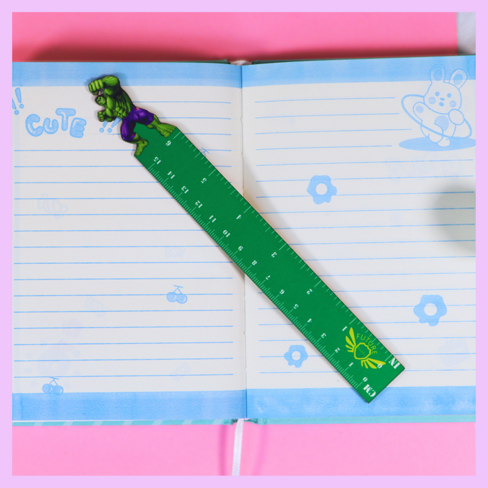Hulk Avengers wooden ruler