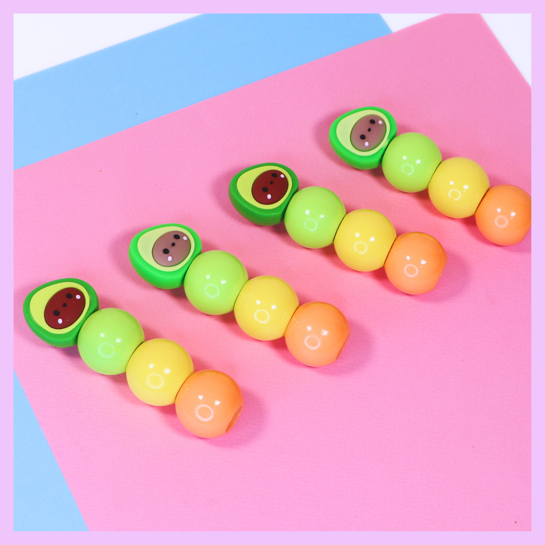 Four-piece avocado highlighter set - alternate view