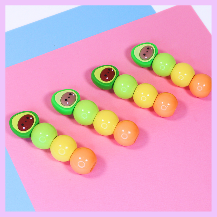 Four-piece avocado highlighter set - alternate view