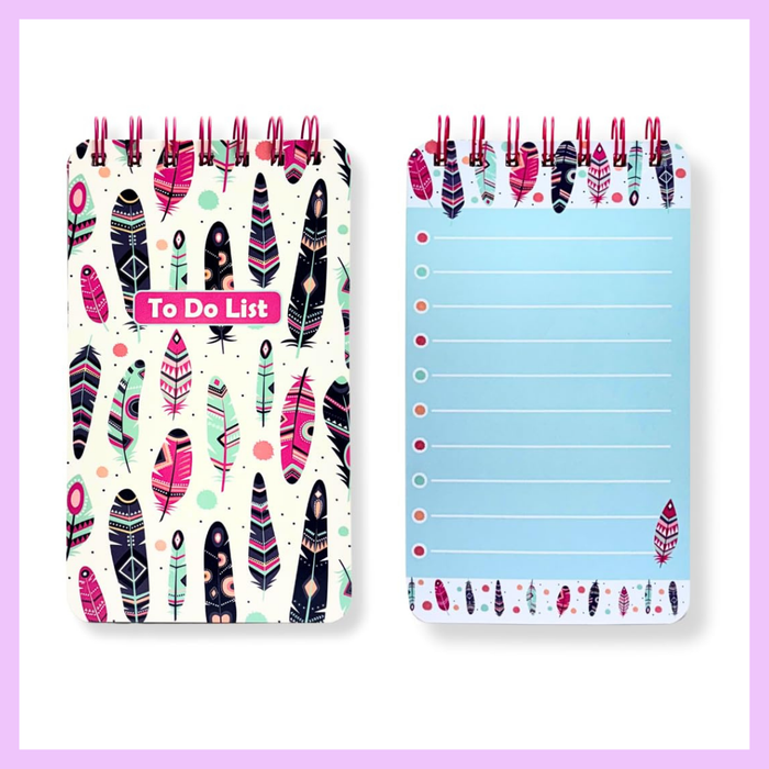 Mini To Do List Feathers cover