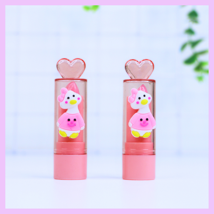 Pink kawaii lip balm