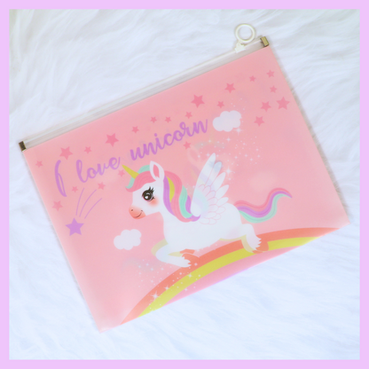Unicorn A4 File Folder Colored