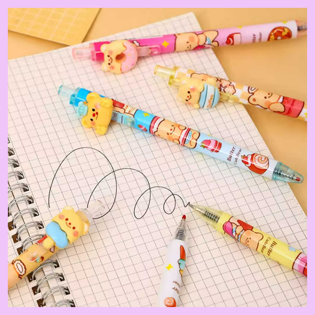 Cute Bear  Gel Pens