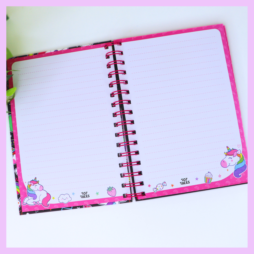 Unicorn diary page detail