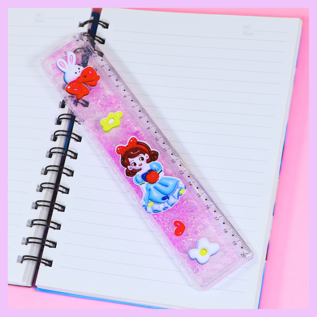 Snow White water glitter mini scale