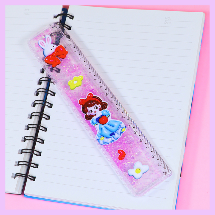 Snow White water glitter mini scale