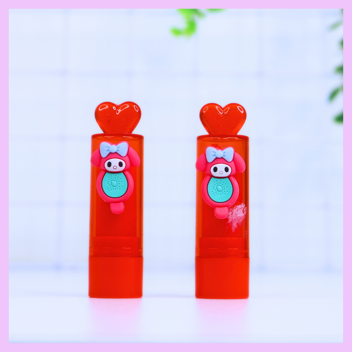 Red kawaii lip balm