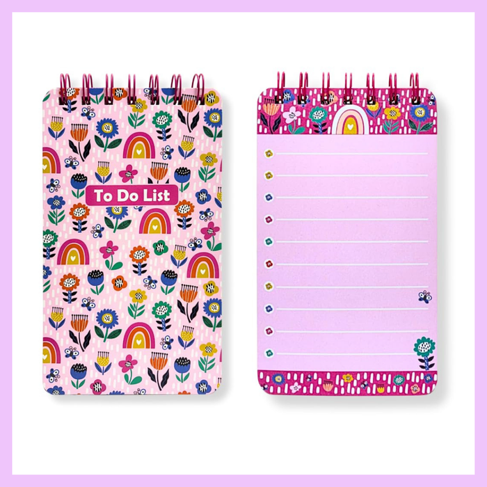 Mini To Do List Rainbow cover