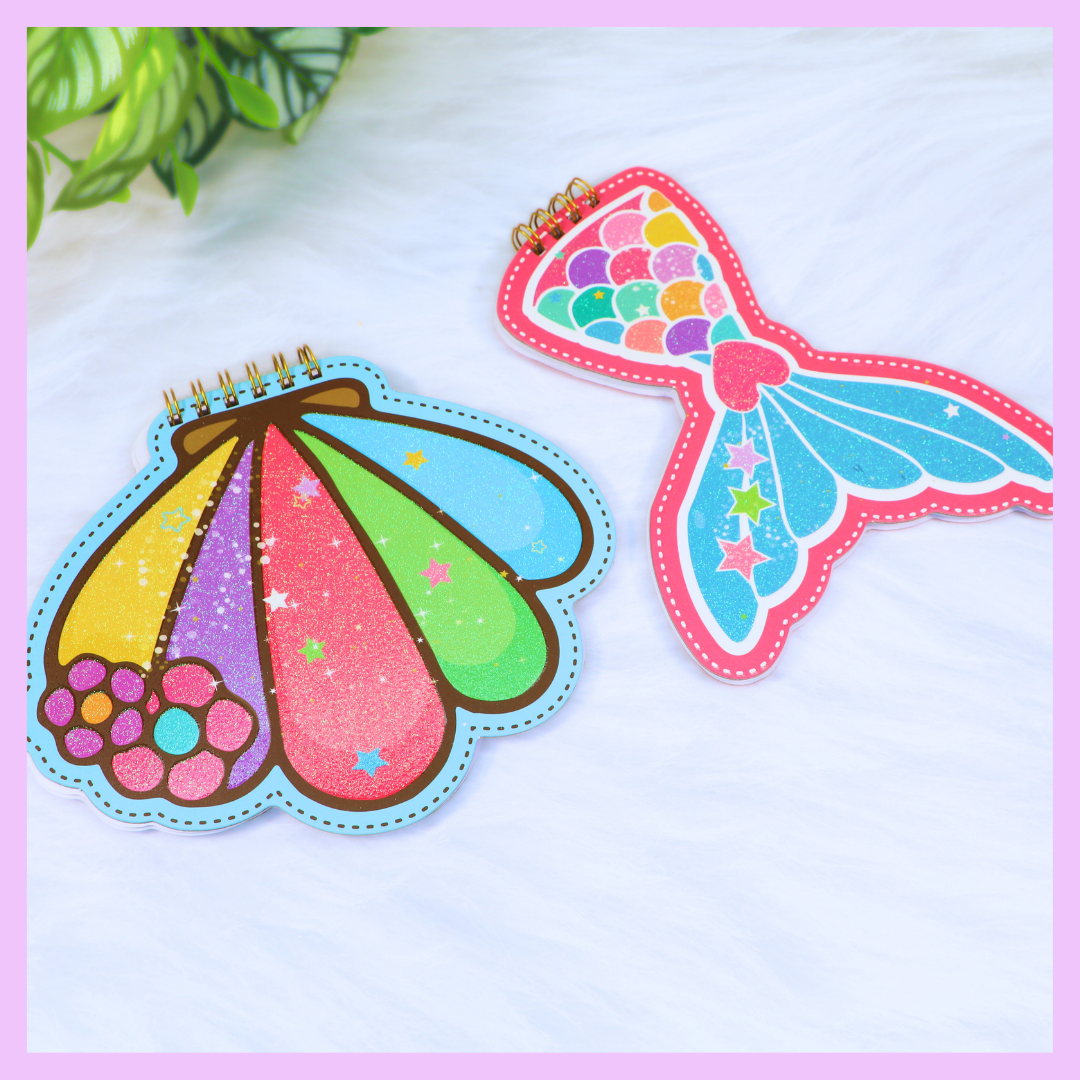 Glitter cover notebook for kids - main view
