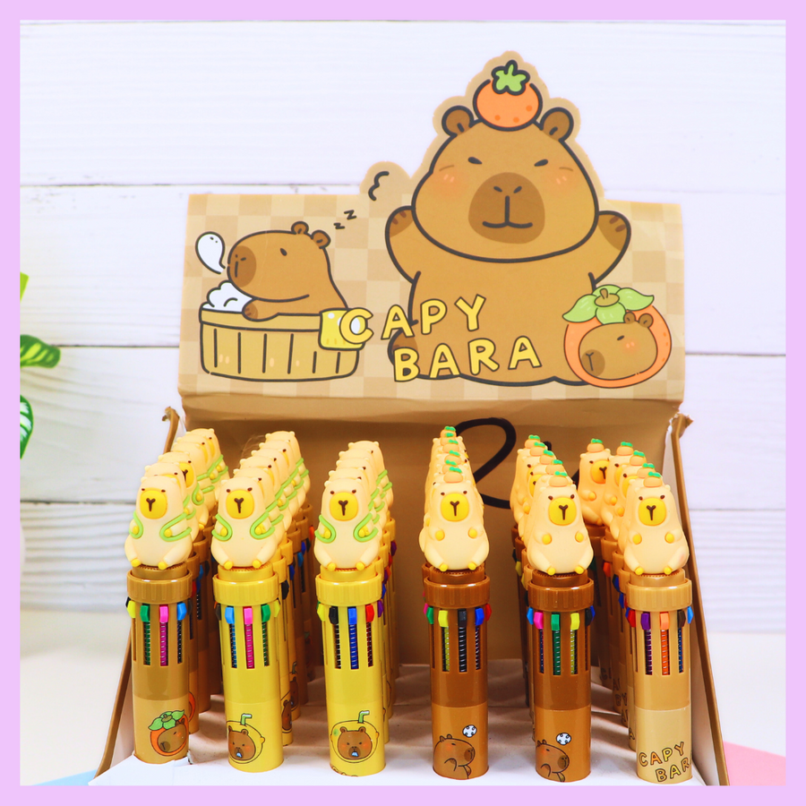 Cappy Bara multicolor ball pen for school stationery