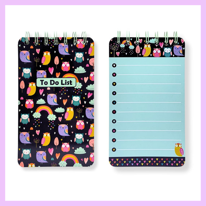 Mini To Do List Owl cover