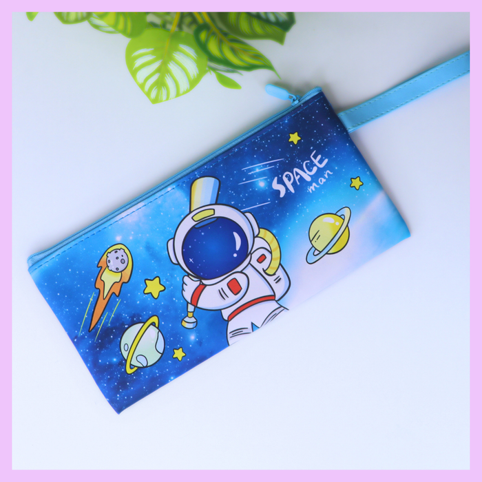Astronaut star zipper bag
